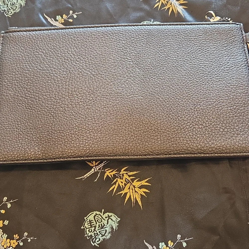 Juicy Couture Black Wristlet with Gold Heart Accents NEW